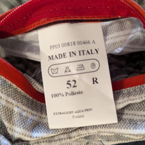 Isaia Men’s Vest L (EU 52) Quilted Puffer Blue, Lining, Extralight Aqua, Italy - Picture 12 of 12